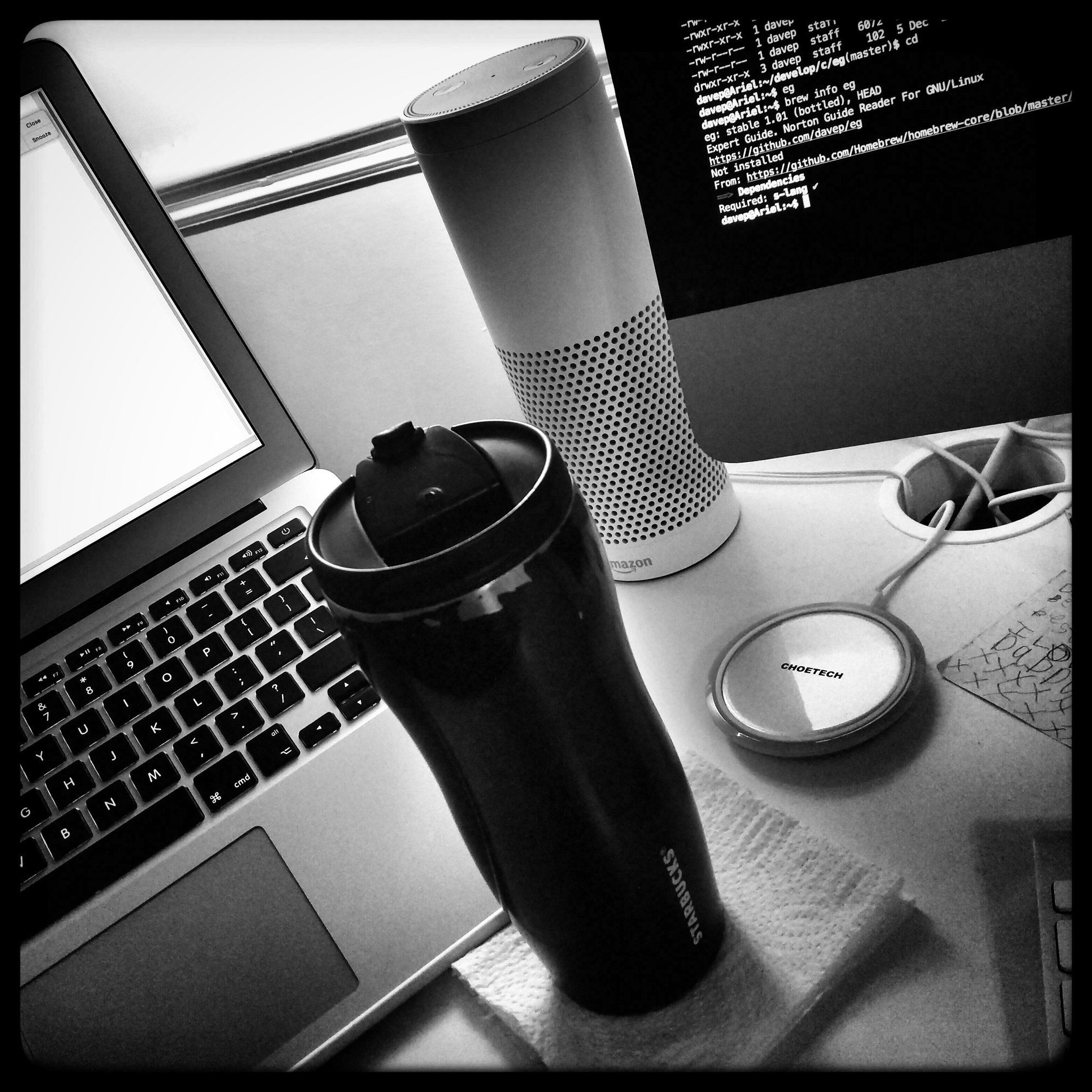 After the storm, during the storm