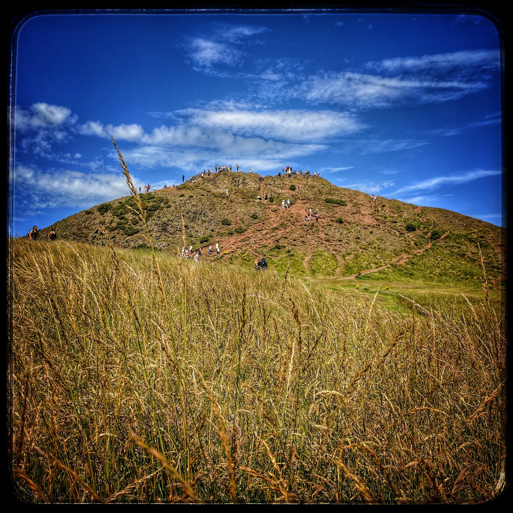 Just after lunch, in town