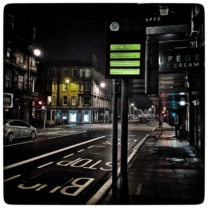 Edinburgh Thursday night